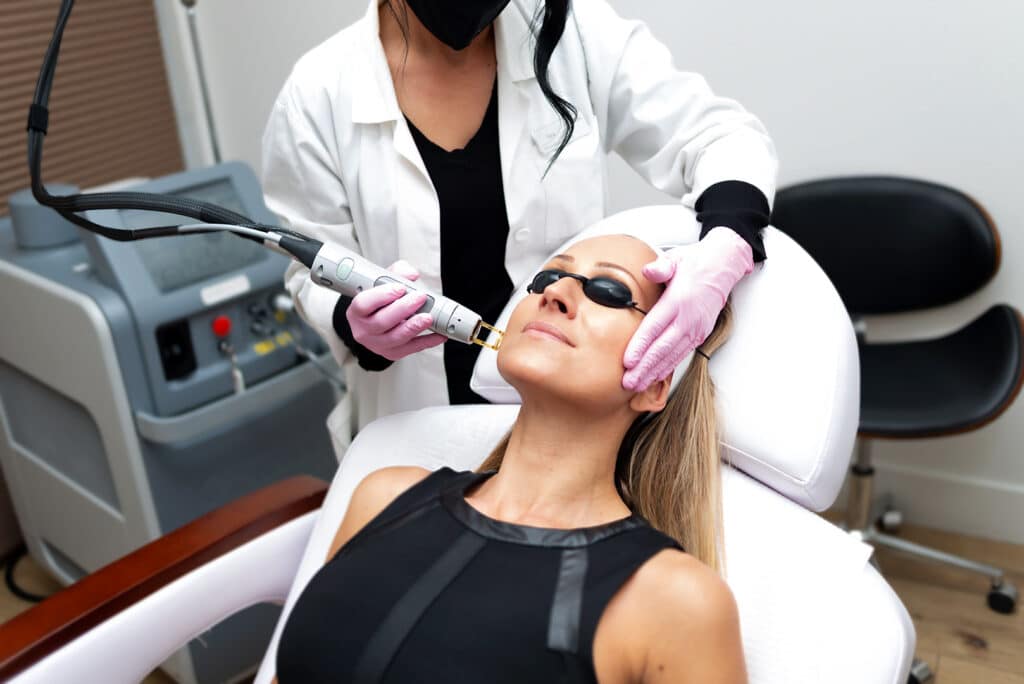 Experience Flawless Skin: Candela GentleMax Pro Plus Laser Removes Freckles and Age Spots! Watch a skilled laser specialist expertly treat and rejuvenate skin in real-time.